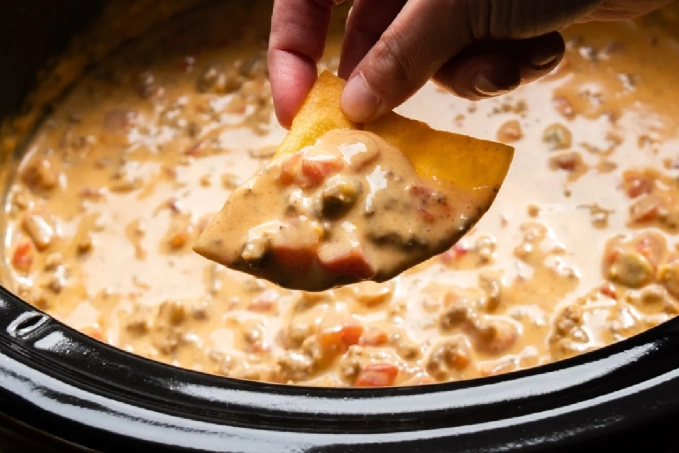 easy rotel cheese dip slow cooker