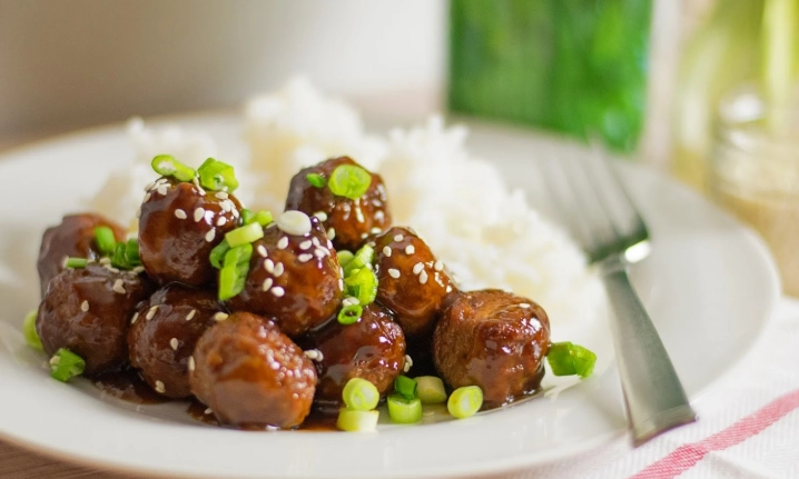 easy slow cooker teriyaki meatballs recipe