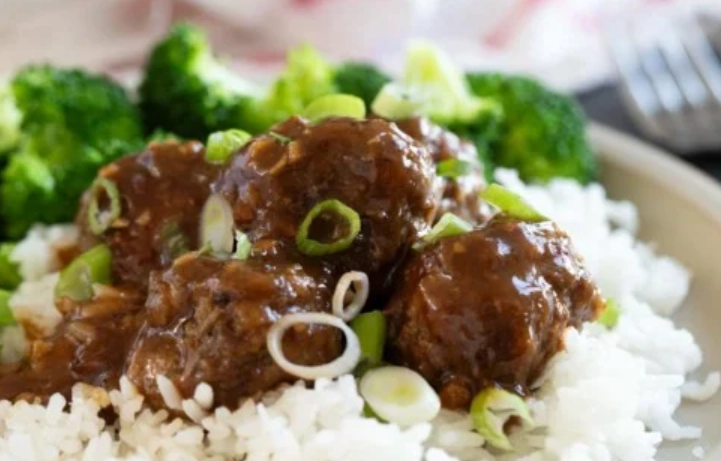 easy slow cooker teriyaki meatballs recipe