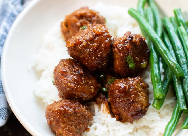 teriyaki pineapple meatballs