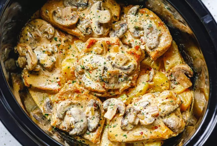 pork chop and dressing casserole