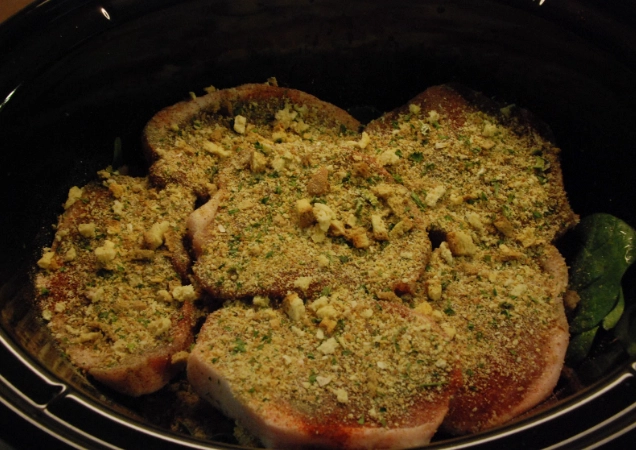 slow cooker stuffed pork chops slow cooker stuffed pork chops
