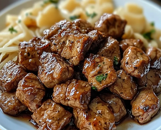garlic butter steak bites