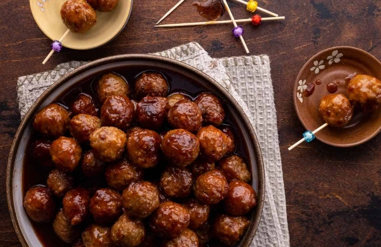 3 ingredient meatball appetizer