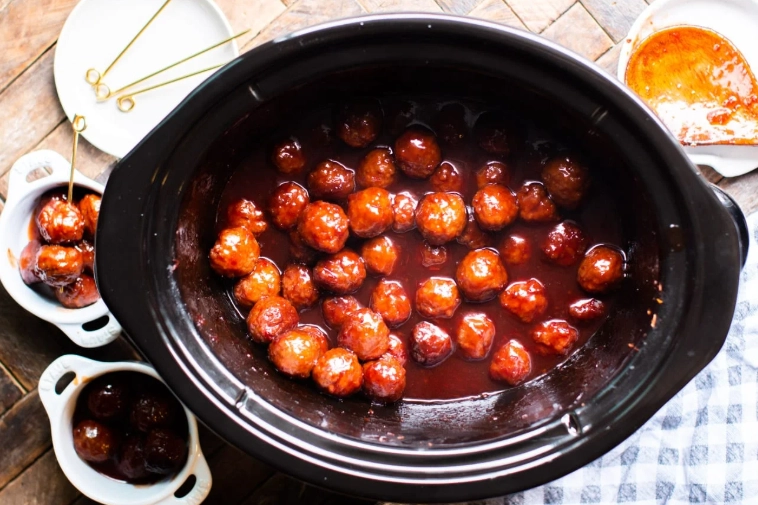 grape jelly meatballs crockpot