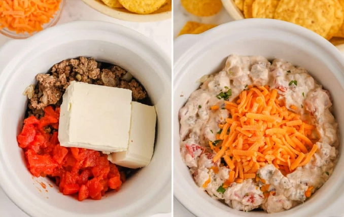 Rotel dip recipe crock pot with cream cheese