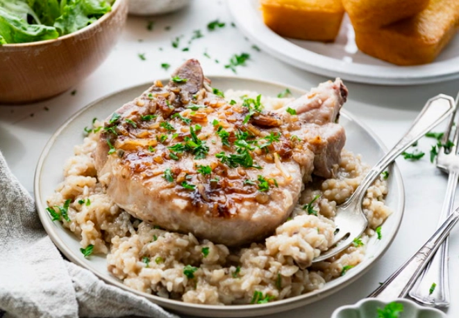 crock pot pork chops and rice cream of mushroom crock pot pork chops and rice cream of mushroom