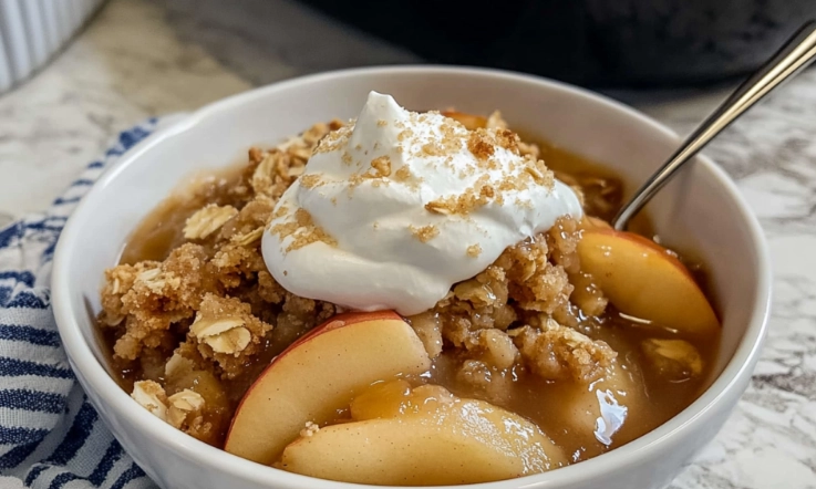 healthy crock pot apple crisp