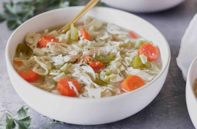 easy slow cooker chicken noodle soup