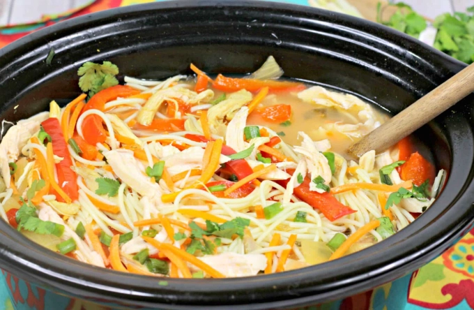 easy slow cooker chicken noodle soup