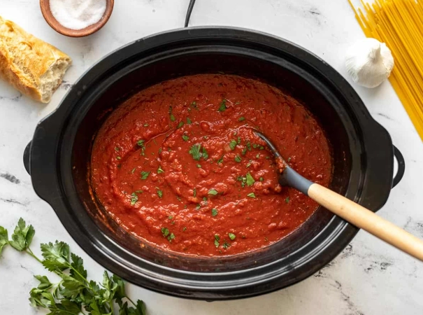 easy spaghetti sauce slow cooker
