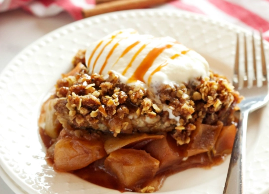 easy healthy apple crisp recipe