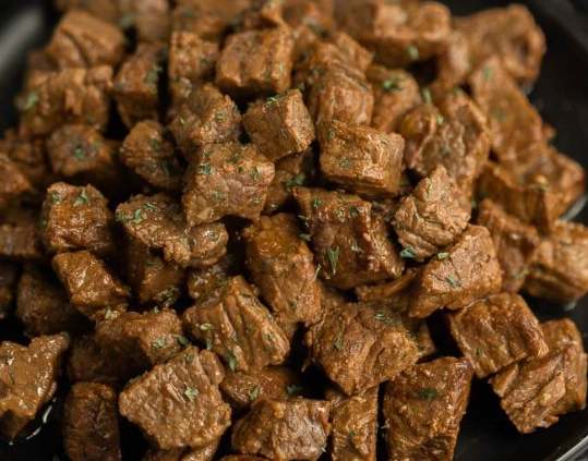 Crockpot steak bites