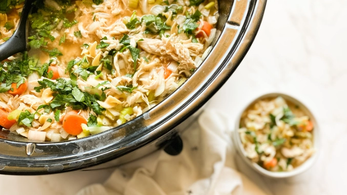 crockpot chicken noodle soup