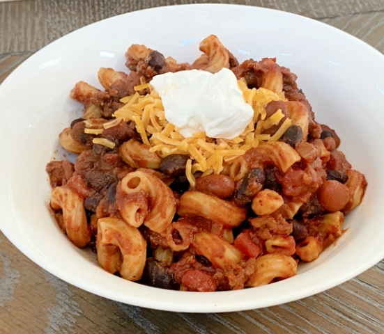 crockpot chili mac