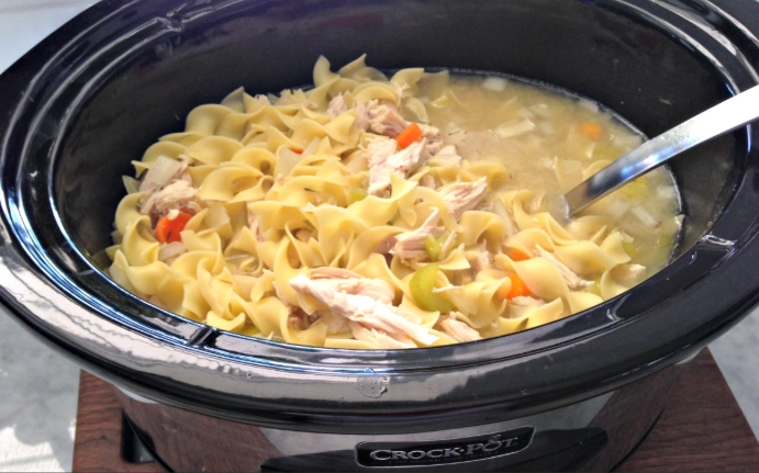 best chicken noodle soup recipe crockpot