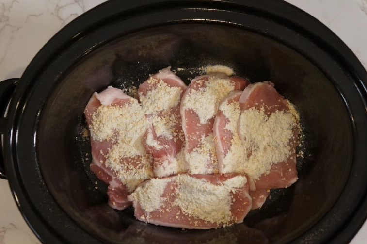 crock pot pork chops and rice