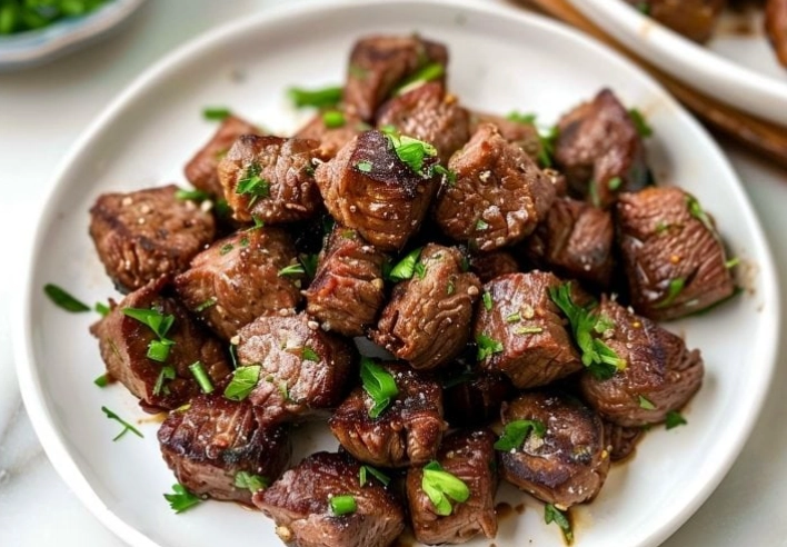 slow cooker steak bites