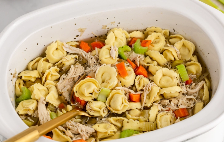 easy chicken tortellini soup
