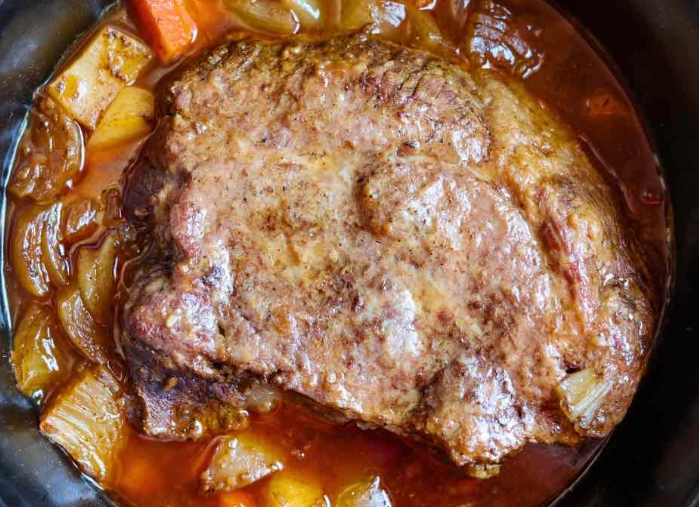 slow cooker ribeye