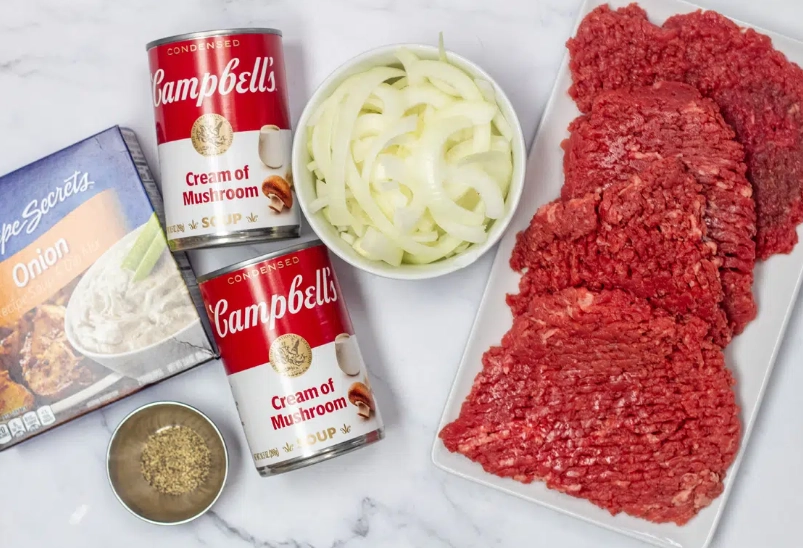 onion soup cube steak