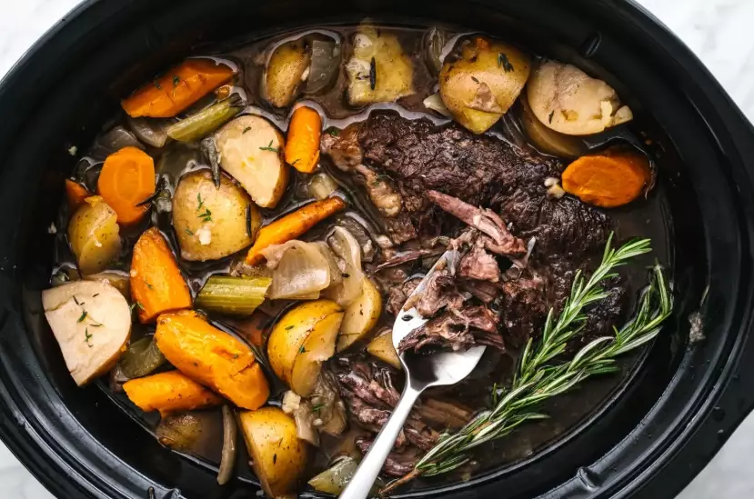 Crockpot ribeye roast