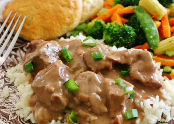 easy beef tips slow cooker