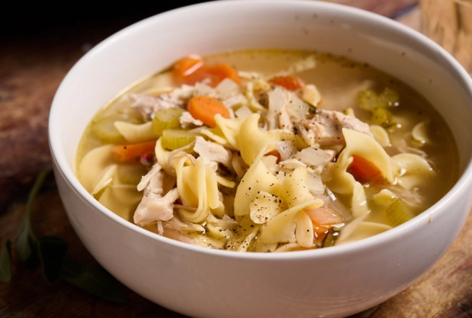 chicken potato noodle soup