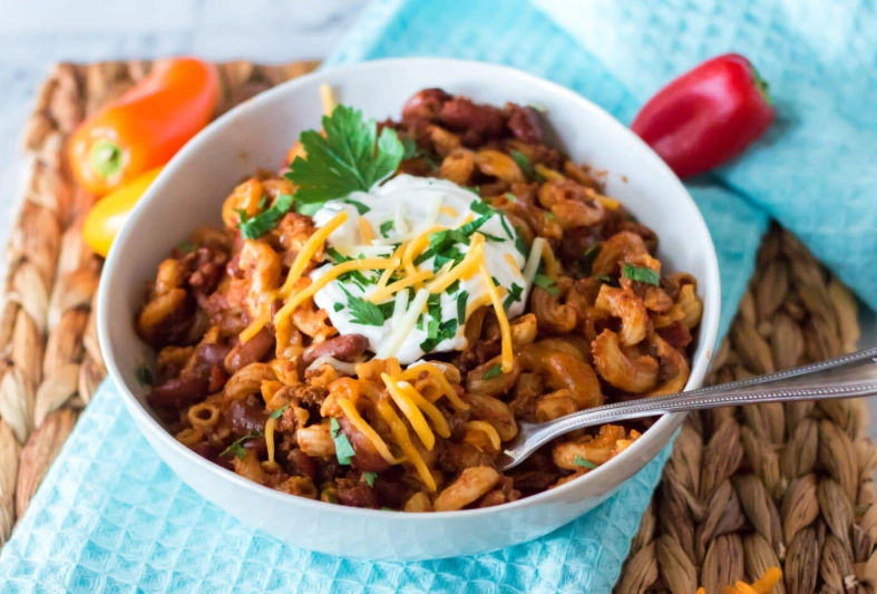 Best slow cooker chili mac