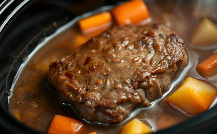 tender slow cooker cube steak