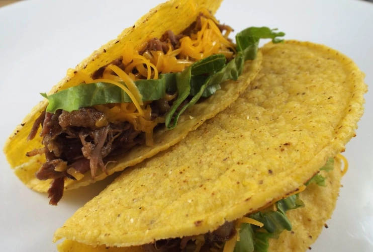 slow cooker beef tacos