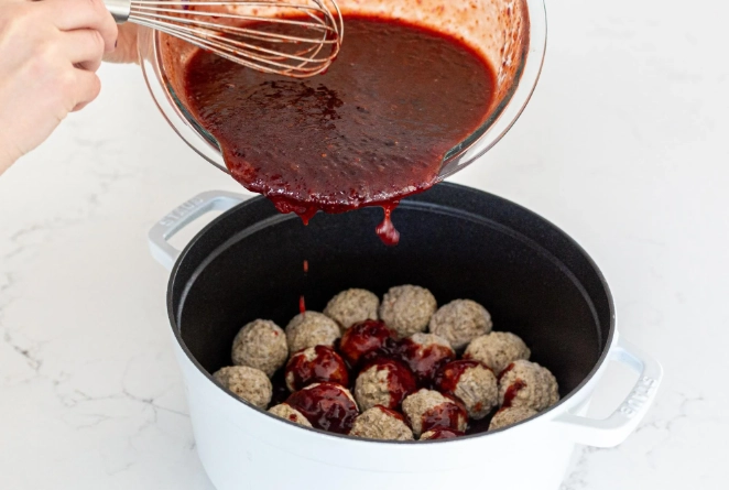 how much grape jelly for meatballs