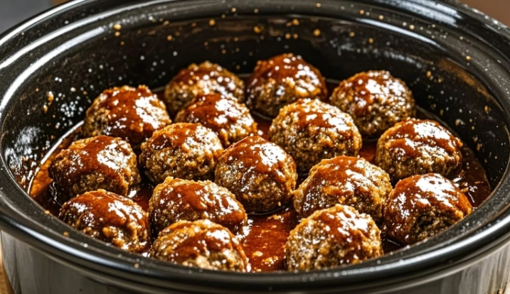 crockpot grape jelly meatballs
