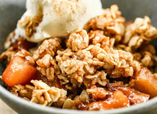 apple crisp with cake mix