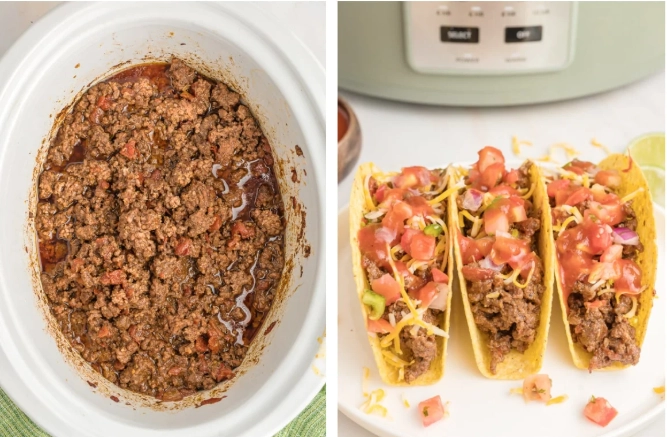 slow cooker taco meat