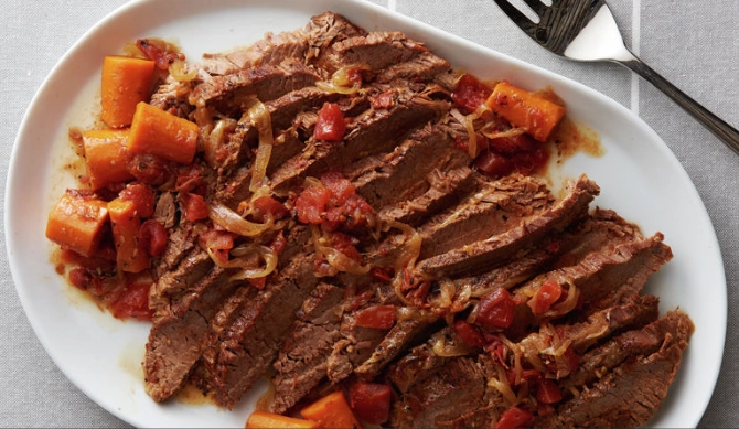 slow cooker beef brisket casserole