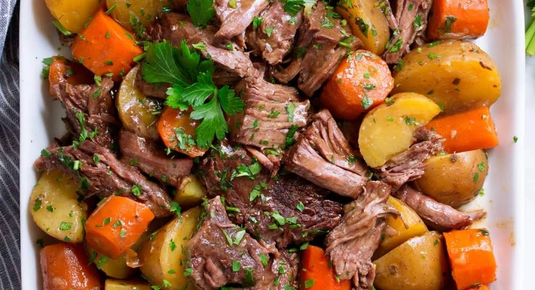 slow cooker roast beef