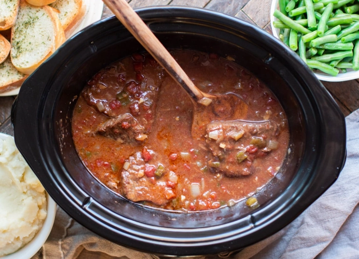 slow cooker Swiss steak