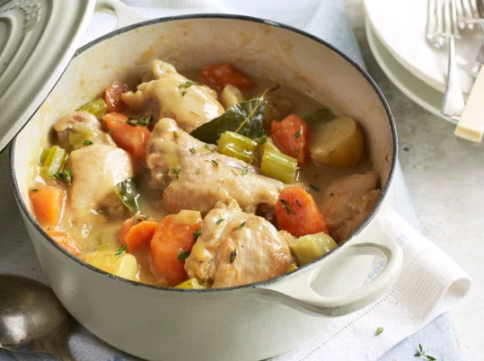 Simple chicken stew crock pot recipe