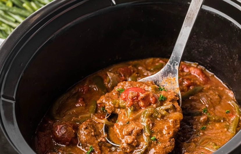 How long to cook swiss steak in a crock pot
