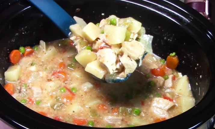 Crockpot creamy chicken stew recipe
