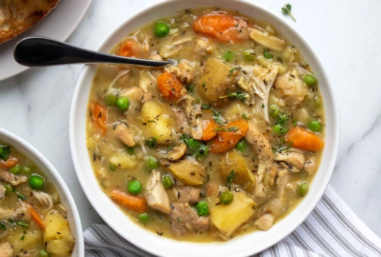 crockpot creamy chicken stew crockpot creamy chicken stew