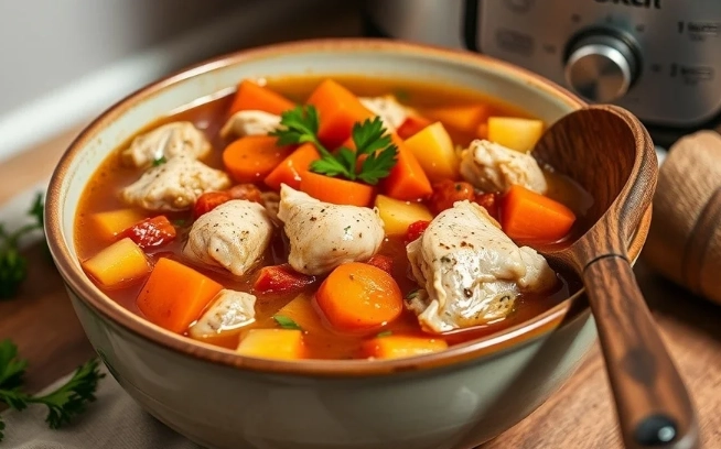 healthy crockpot chicken stew healthy crockpot chicken stew
