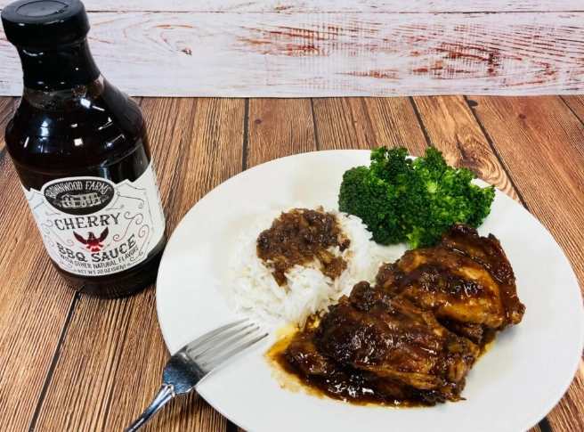 4 Ingredient crockpot Hawaiian chicken thighs