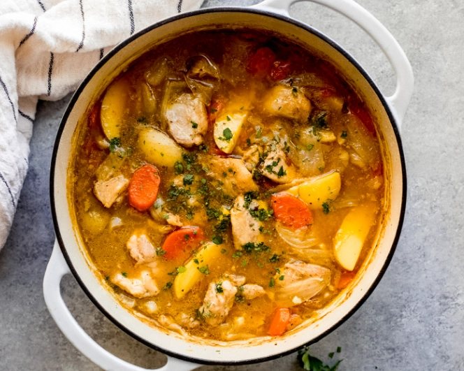 old fashioned chicken stew crock pot
