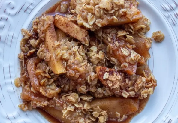 crockpot apple crisp 3 ingredients