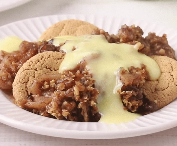 slow cooker apple crisp