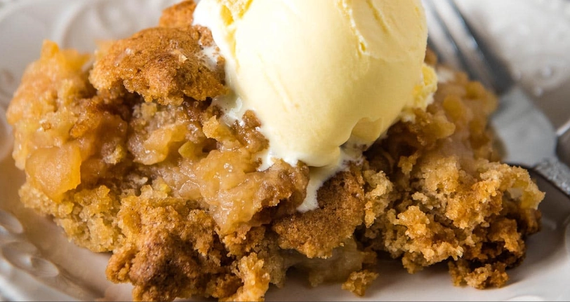 Slow cooker apple crumble without oats