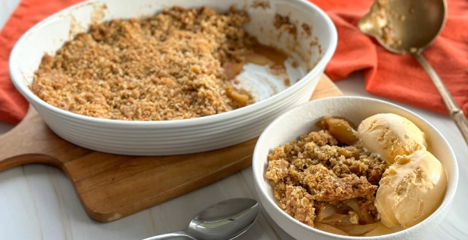 easy apple crumble