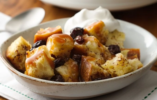 slow cooker bread pudding